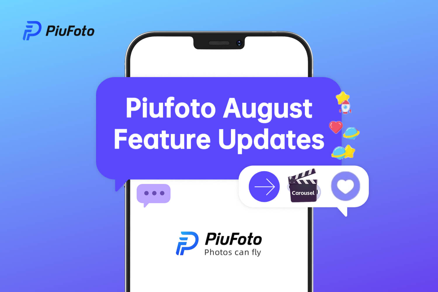 Piufoto August Feature Updates: Boosting PiuAlbum Appeal